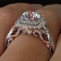 Luxury Female Bridal Engagement Ring